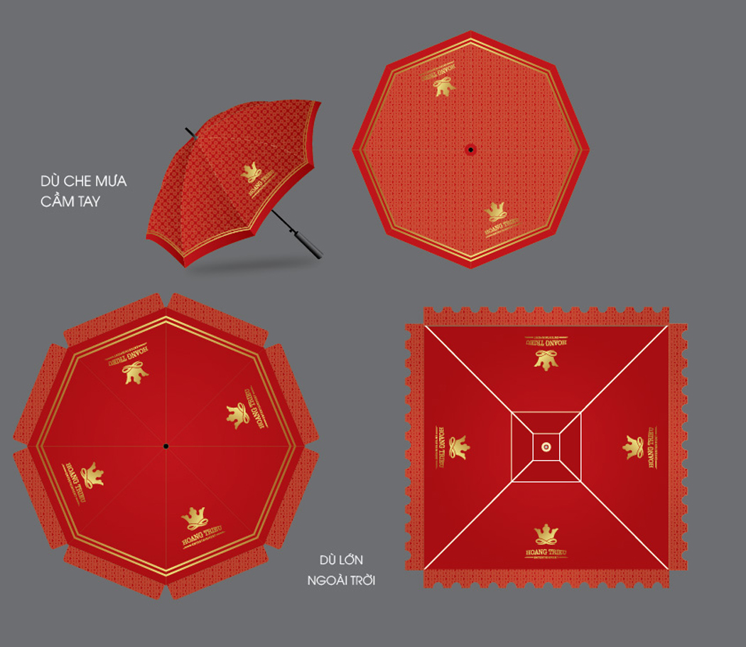 HOÀNG TRIỀU - Thiết kế logo và bộ nhận diện cho khu giải trí Hoàng Triều Entertainment